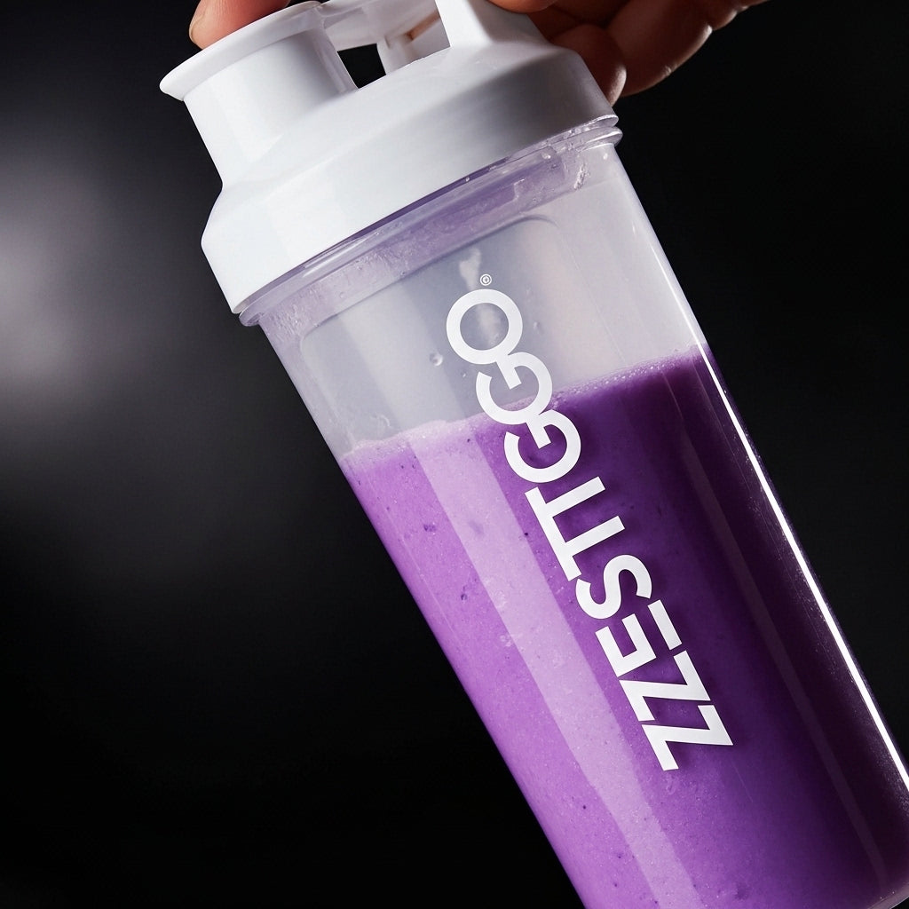 Zesttgo Premium Protein Shaker Bottle – Leakproof Gym Mixer (600ml)